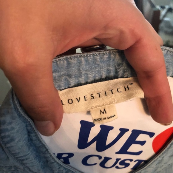 Denim sleeveless tie dyed sundress - Picture 3 of 3